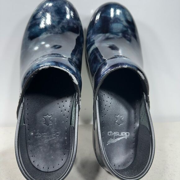 Womens Dansko Professional Petrol Patent Pro Work Nurse Shoe Clog Size 38 US 7.5 - Picture 6 of 7